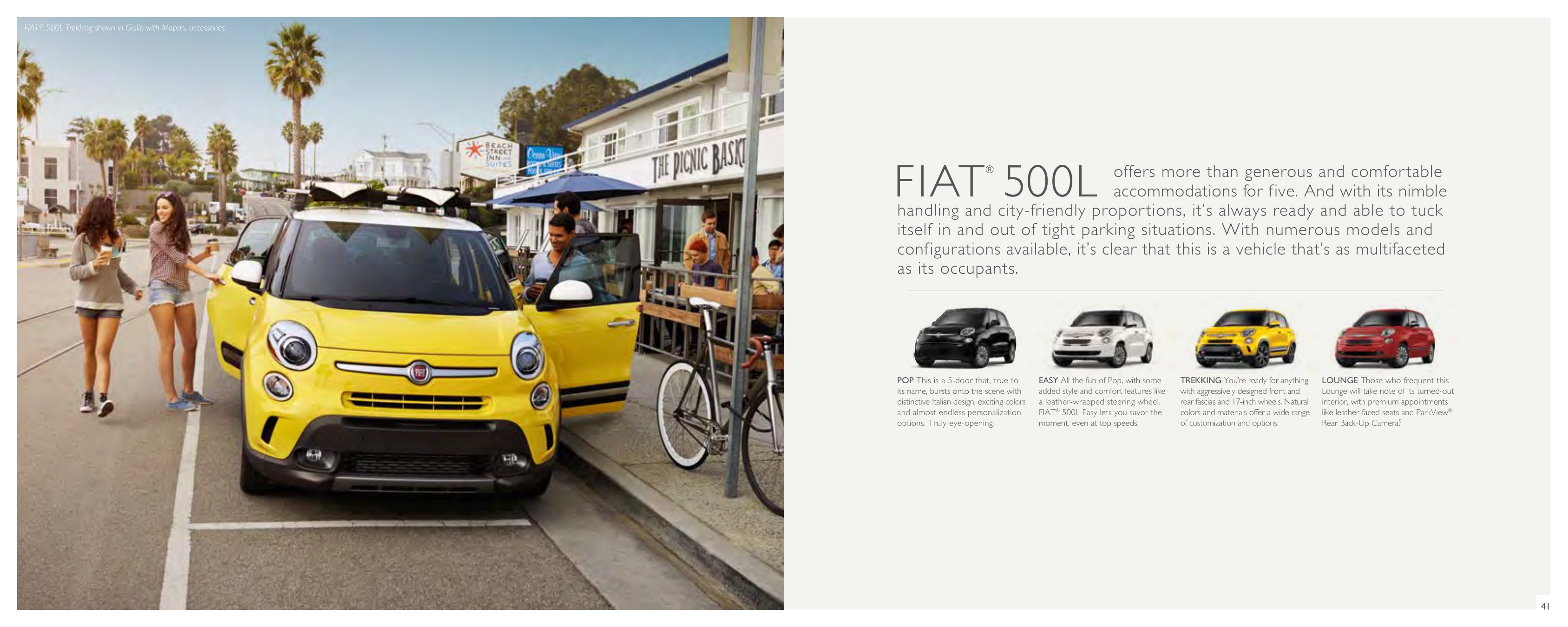 2015 Fiat 500 Brochure Page 4